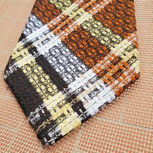 Vintage 1950s Don Loper polyester tie WIDE 4"